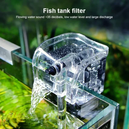 Aquarium Filter External Hanging Thin Fish Tank