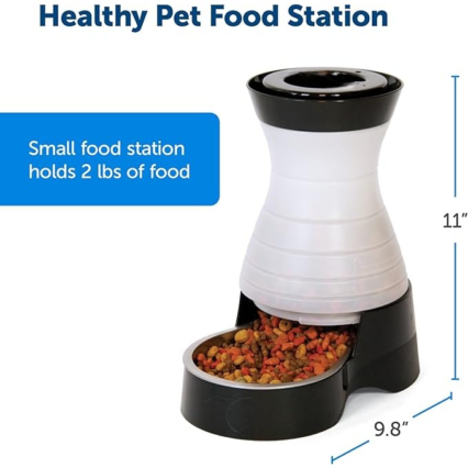 Healthy Pet Food Station - Small, 2 lb Kibble Capacity