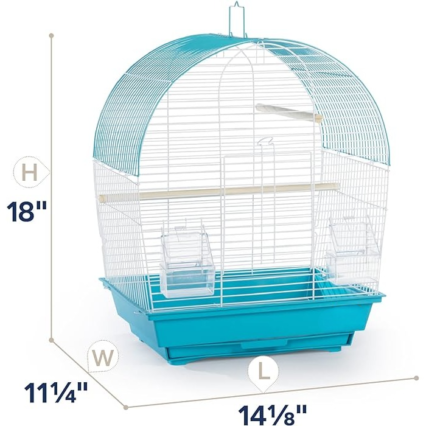 South Beach Dome Top Bird Cage, Teal (SP50071)