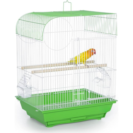 South Beach Flat Top Bird Cage, Lime Green