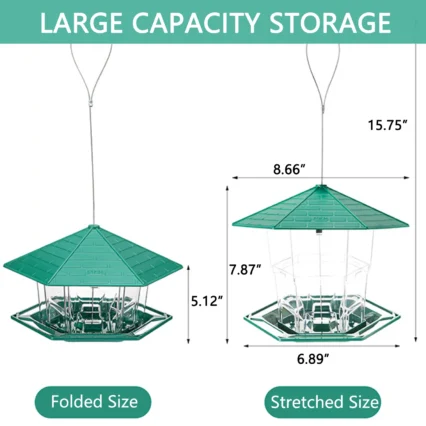 Bird Feeders Wild Bird Seed for Outdoor Garden Yard Decoration